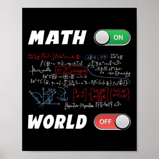 Poster Math Geeks Pi Day Math sur le monde entier (Devant)