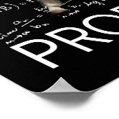 Poster Math is No Prob-Llama - Professeur de Math Llama (Coin)