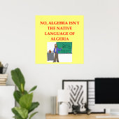 Poster math jok (Bureau à domicile)