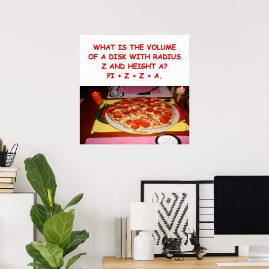 Poster math jok (Bureau à domicile)