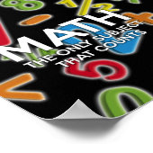 Poster Math. Le seul sujet qui compte (Coin)