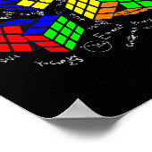 Poster Math Lover Cuber Speed Cubing Puzzles Funny Cube G (Coin)