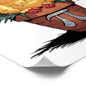 Poster Math Lover Geek 3.14 Drôle Pot de poulet Pi Jour (Coin)