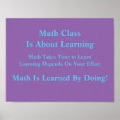Poster Math Mindsets-Appris par Doing (Devant)