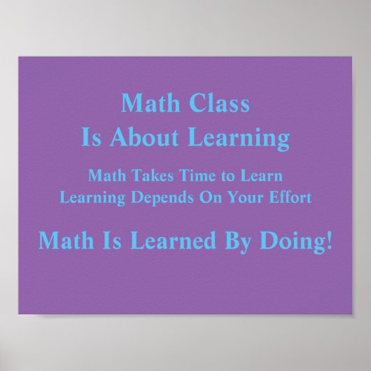 Poster Math Mindsets-Appris par Doing (Devant)