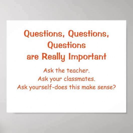 Poster Math Mindsets Poster-Questions (Devant)
