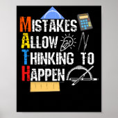 Poster Math. Mistakes Allow (Devant)