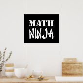 Poster Math Ninja (Cuisine)