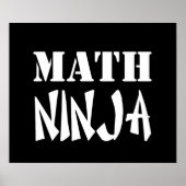 Poster Math Ninja (Devant)