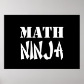Poster Math Ninja (Devant)