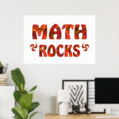 POSTER MATH ROCKS (Bureau à domicile)