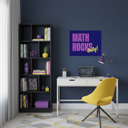 Poster Math Rocks Daily