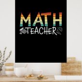 Poster Math Teacher (Cuisine)