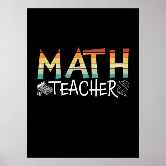 Poster Math Teacher (Devant)