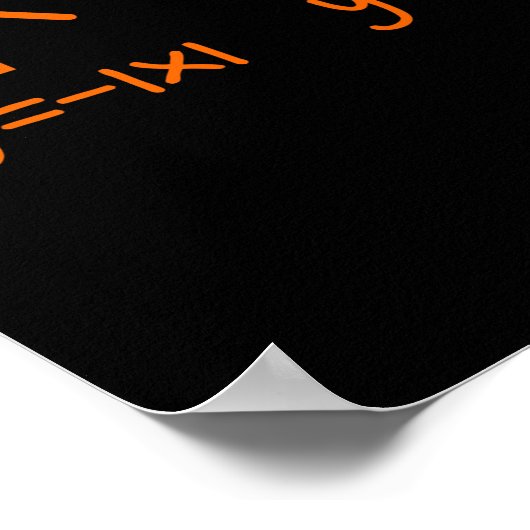 Poster Math Teacher Dance Equation mathématique (Coin)