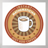 Poster Mathématicien instantané (Devant)