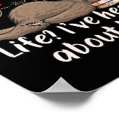 Poster Mathématicien Sloth Cartoon Math Funny Math (Coin)