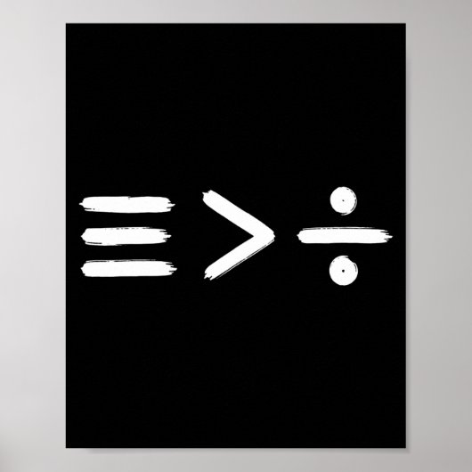 Poster Mathematics Equality > Division Math Symbol Sta (Devant)