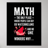 Poster Mathematics humor (Devant)