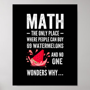 Poster Mathematics humor