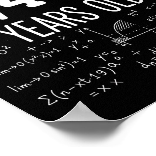Poster Mathematics Square Root 441 Years Old, Clever Math (Coin)