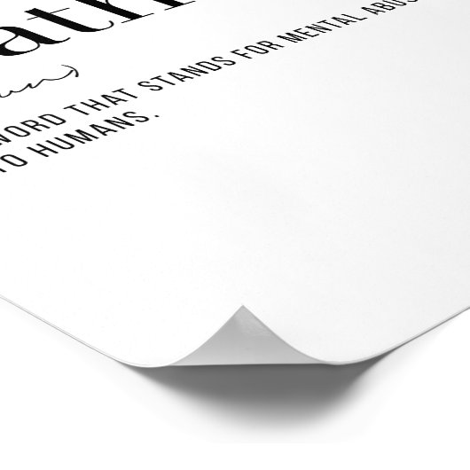 Poster Mathématiques de définition (Coin)