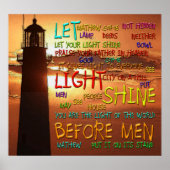 Poster Mathew 5:14-16 Phare 2 (Devant)