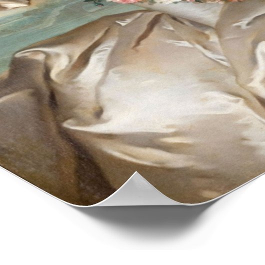 Poster Mathilde de Canisy – Marquise d'Antin – Nattier (Coin)