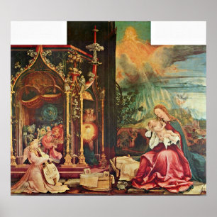 Poster Mathis Grunewald Gothart - la naissance du Christ