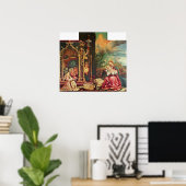 Poster Mathis Grunewald Gothart - La naissance du Christ (Bureau à domicile)