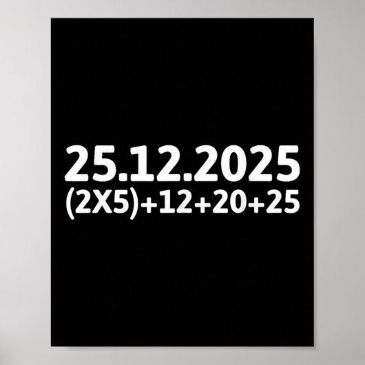 Poster Maths drôle 67 Meme de Noël Enseignants Elèves Éco (Devant)