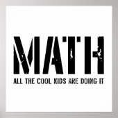 Poster Maths et enfants Cool (Devant)