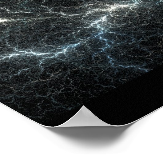 Poster Matière - collision anti-matière (Coin)