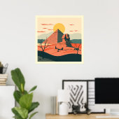Poster Matin à Giza (Bureau à domicile)