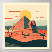 Poster Matin à Giza (Devant)