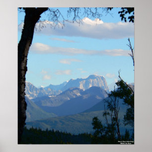 Poster Matin à la dent de Moose