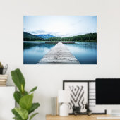 Poster Matin Au Quai Lake Dock (Bureau à domicile)