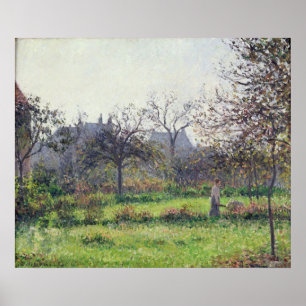 Poster Matin, automne, Eragny, 1897