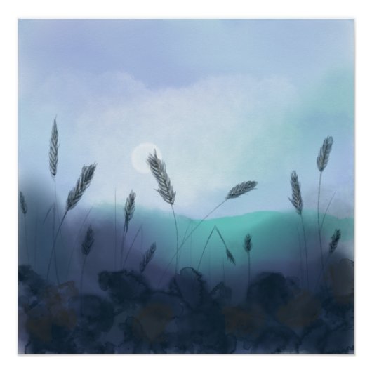 Poster Matin brumeux (Devant)