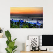 Poster Matin brumeux (Bureau à domicile)