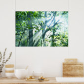 Poster Matin dans la forêt (Cuisine)