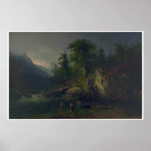 Poster Matin dans les Adirondacks (Devant)