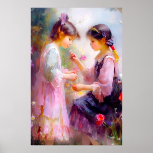 Poster Matin dans un jardin (Devant)
