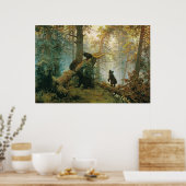 Poster Matin dans une forêt de pins par Ivan Shishkin (Cuisine)