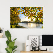 Poster Matin d'automne (Bureau à domicile)
