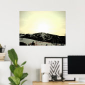 Poster Matin de bateau à vapeur (Bureau à domicile)