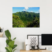 Poster Matin de Manoa Valley (Bureau à domicile)