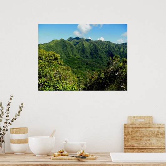 Poster Matin de Manoa Valley (Cuisine)