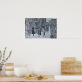 Poster Matin de Noël dans le Vieux New York (Cuisine)