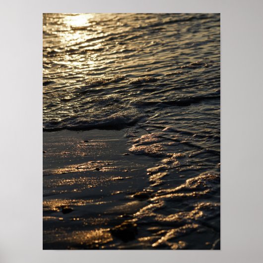 Poster Matin de plage (Devant)